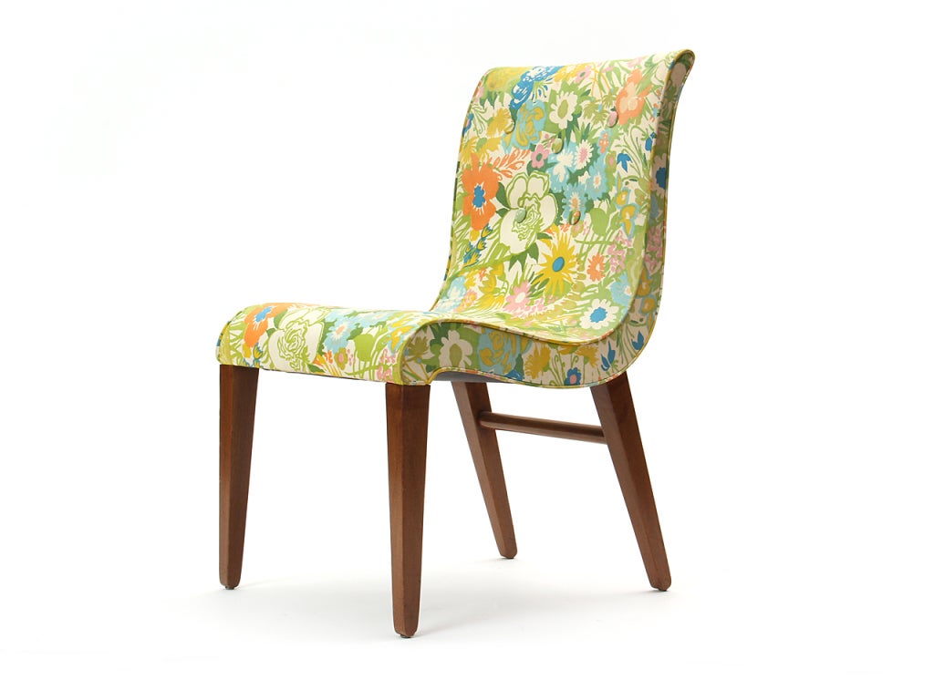 Mid-Century moderno Sedie da pranzo Dunbar con seduta 