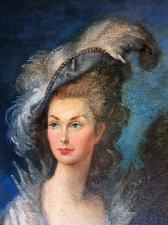 Painting Of Lady Hamilton late 19th Century