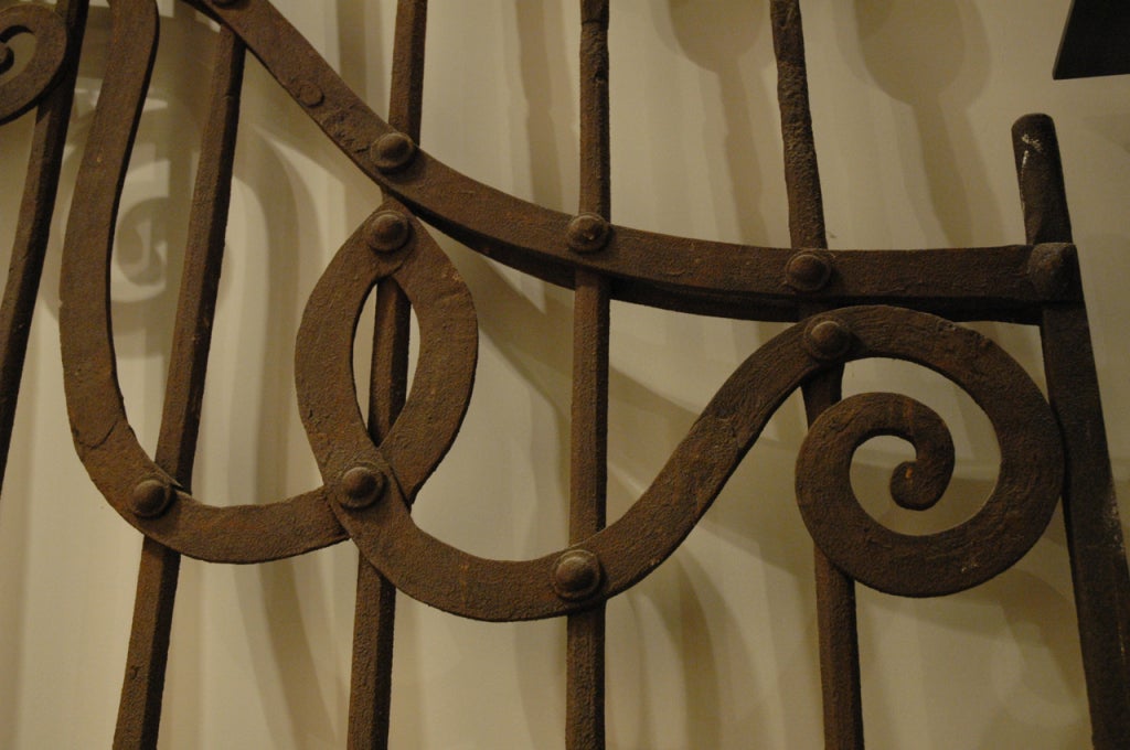 Forged Gates from a Famous Venetian Palazzo For Sale