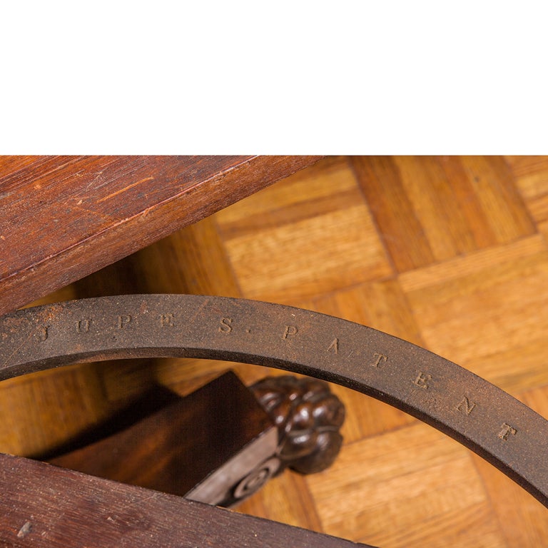 19th Century Circular Mahogany Expanding Jupe Table