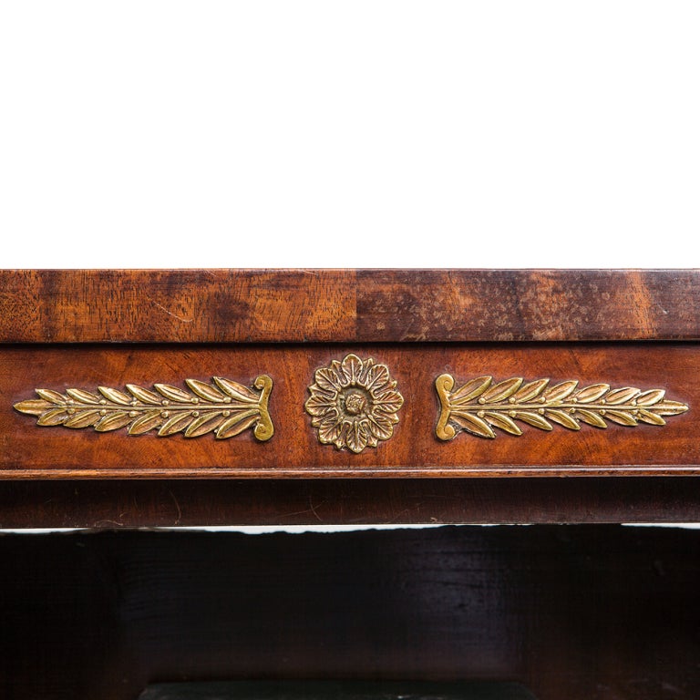 19th Century Pair of Late 19th C. Mahogany Egyptian Revival Bookcases