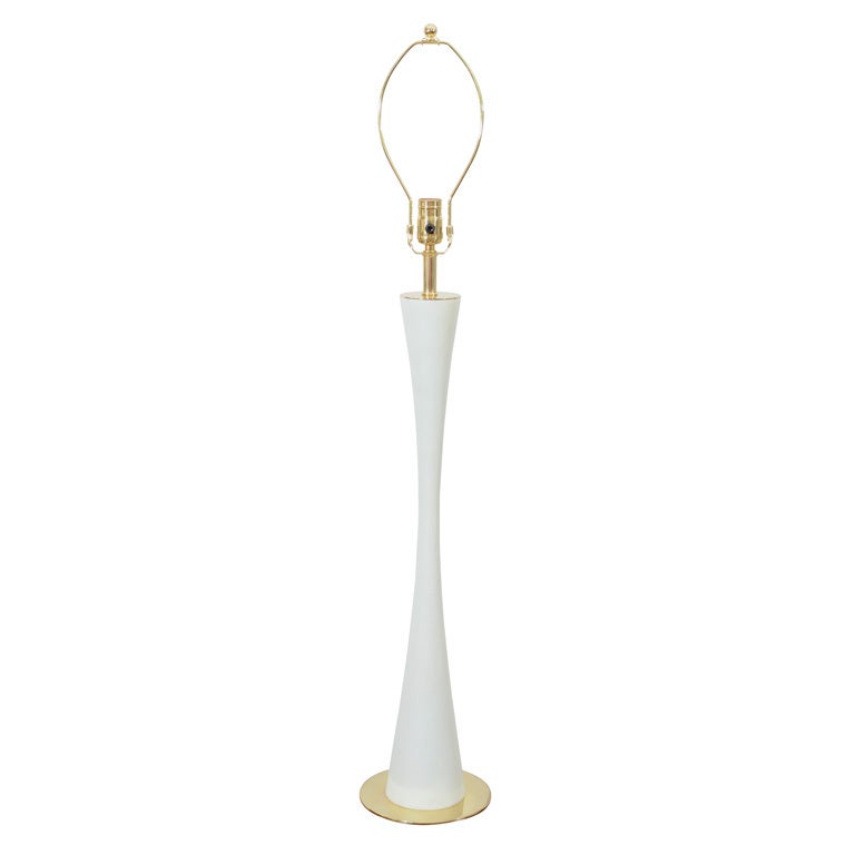 Brass 1960s Stewart Ross James for Hansen, NY Table Lamp For Sale