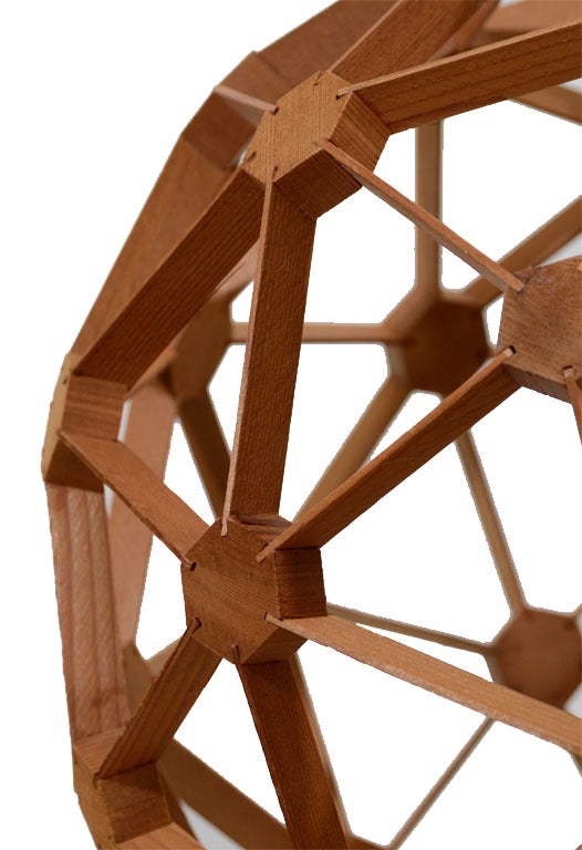 American Mid-Century Geodesic Dome Sculpture