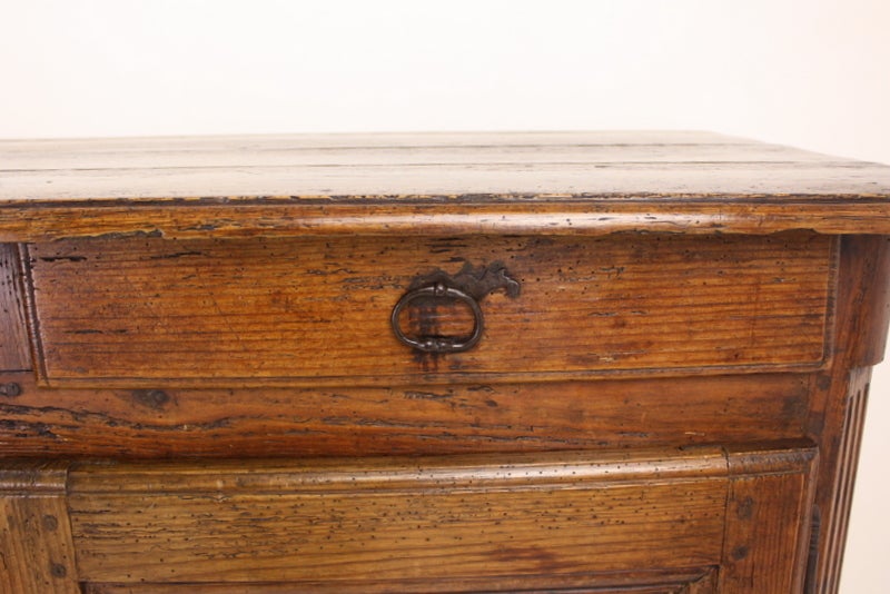 Warm, Glowing, Snail-Footed Period French Pine Buffet 1