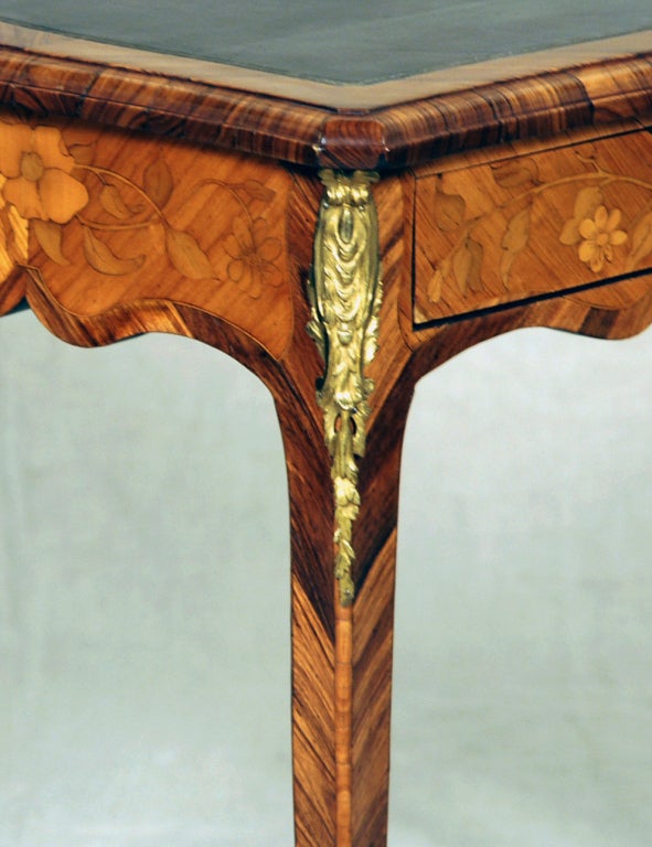 A Louis XV Table a Ecrire by Jean-Mathieu Chevallier