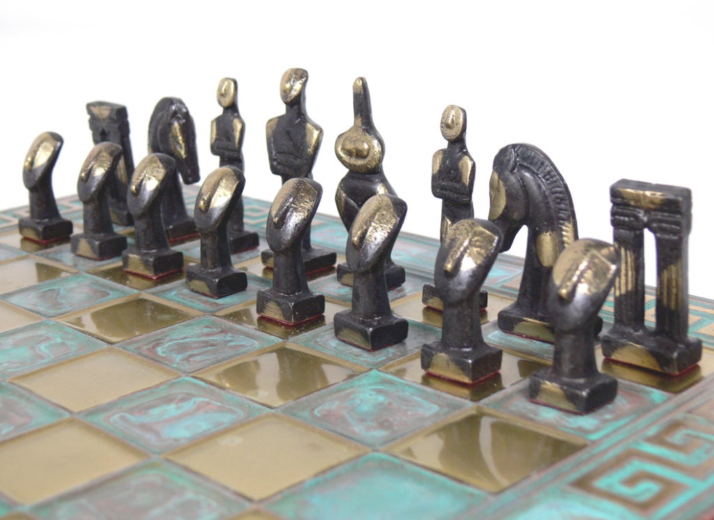 Modernist Chess Set by Arthur Elliot for ANRI 1