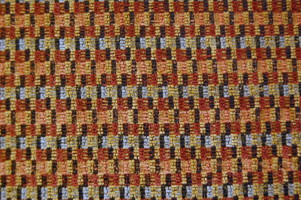 Pair of Danish Mid-Century Modern Colorful Teak Lounge Armchairs 5