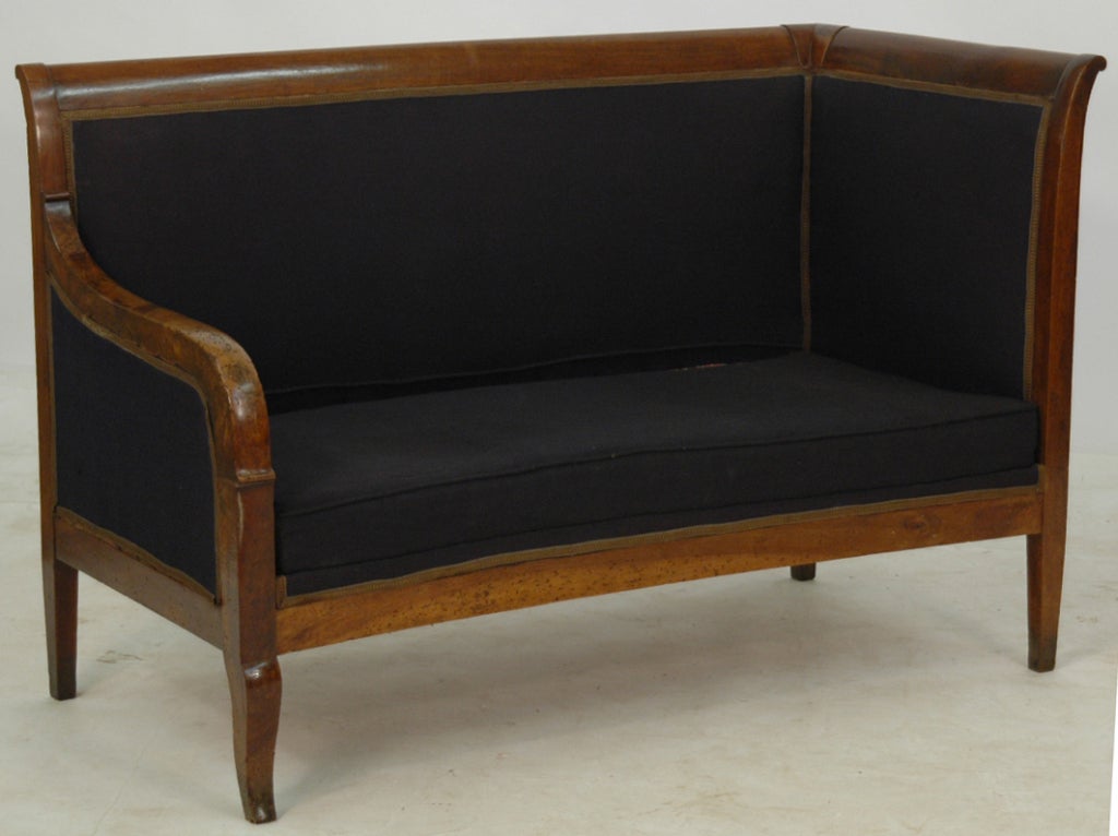 French 19th Century Empire Banquette 2