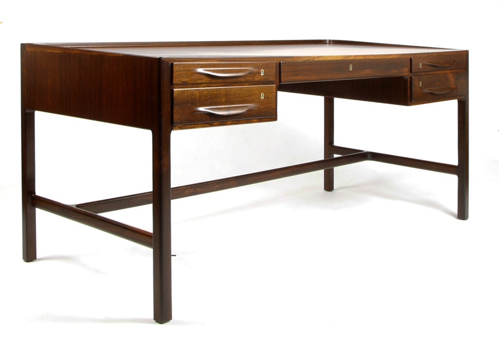 Rosewood executive desk by Kurt Østervig 6