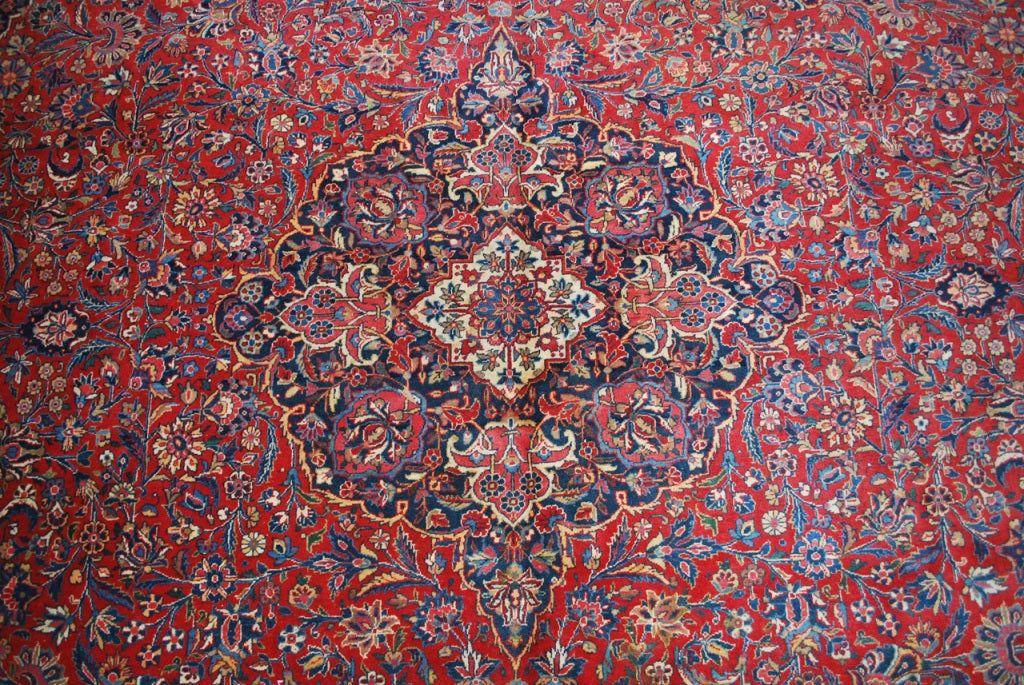 Antiker persischer, großer Kazvin-Teppich (Persisch)