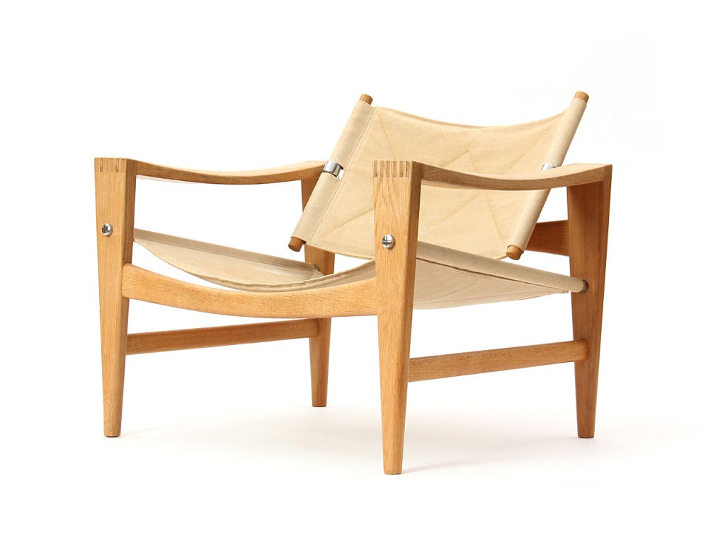 Danish Safari chairs by Hans J. Wegner
