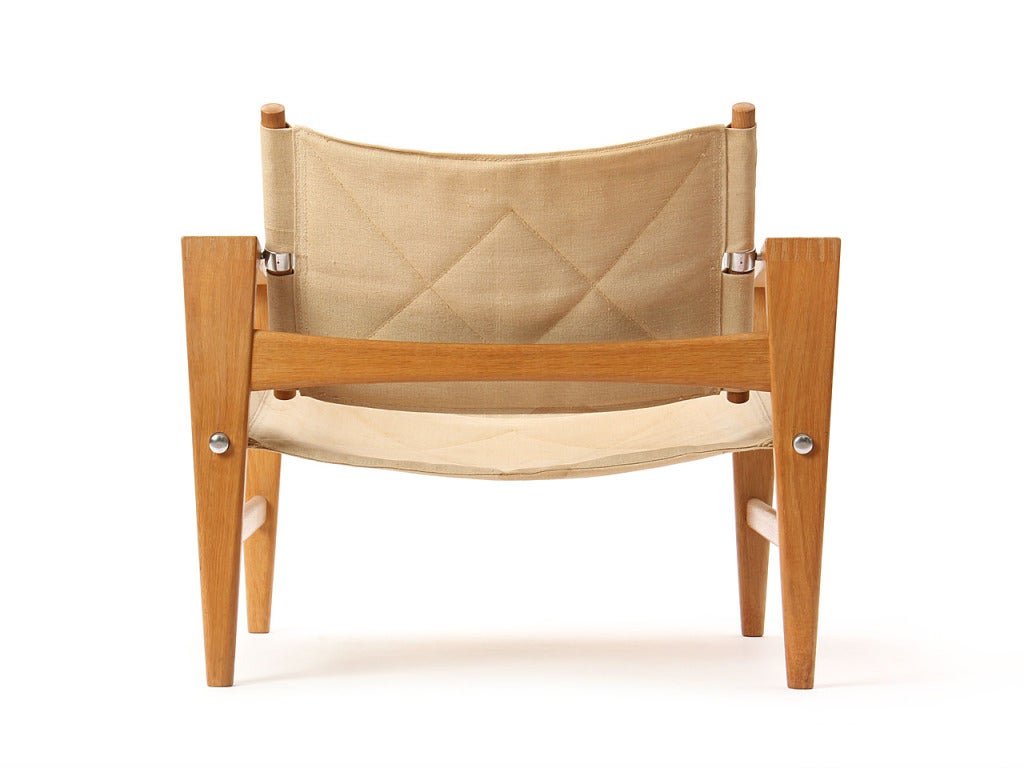 Oak Safari chairs by Hans J. Wegner