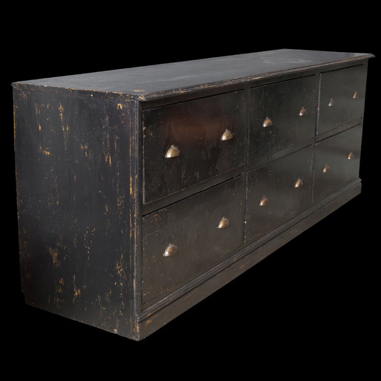 Painted Haberdashery Storage Cabinet
