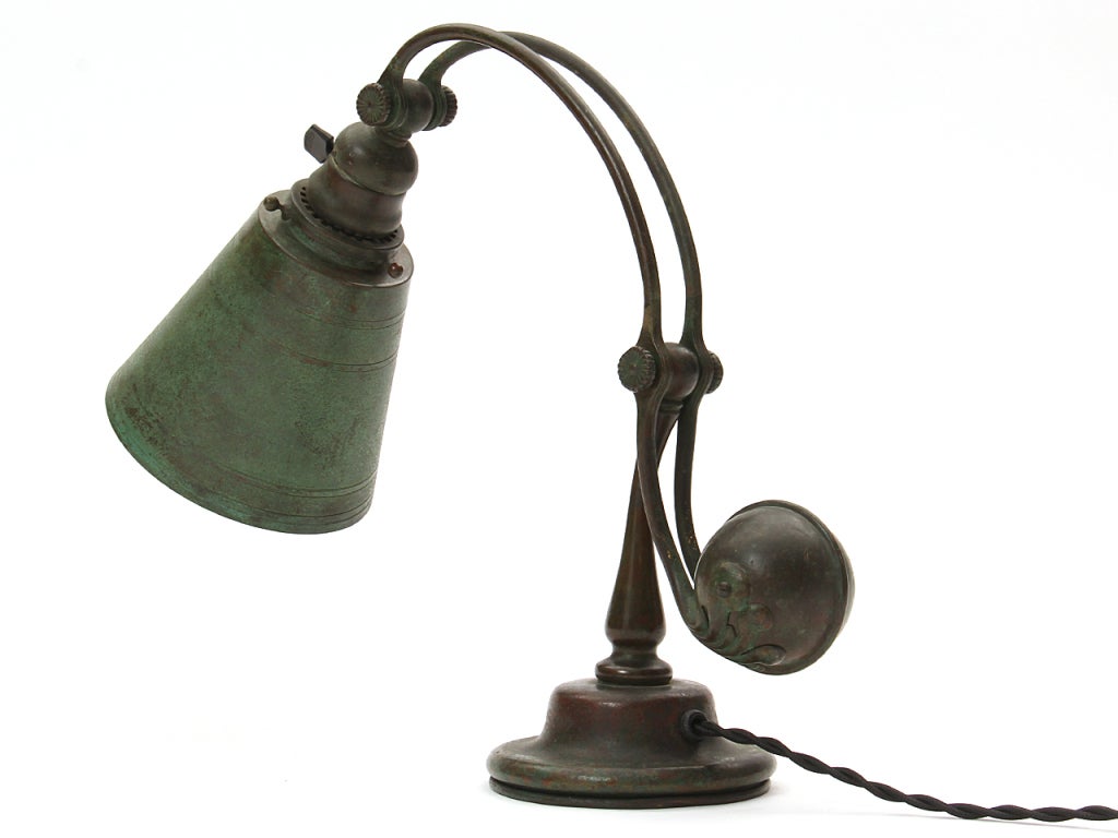 Art Nouveau Desk Lamp by Louis Comfort Tiffany