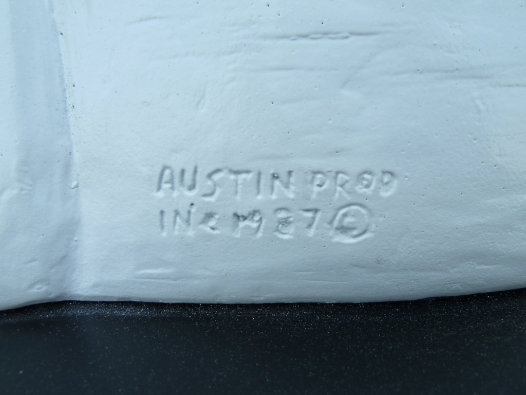 Plaster Sculpture of a Dapper Man by Fisher for Austin Productions