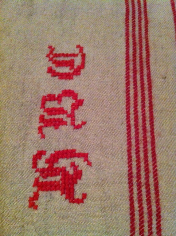 Massive 13 Foot Long Striped Wool Blanket