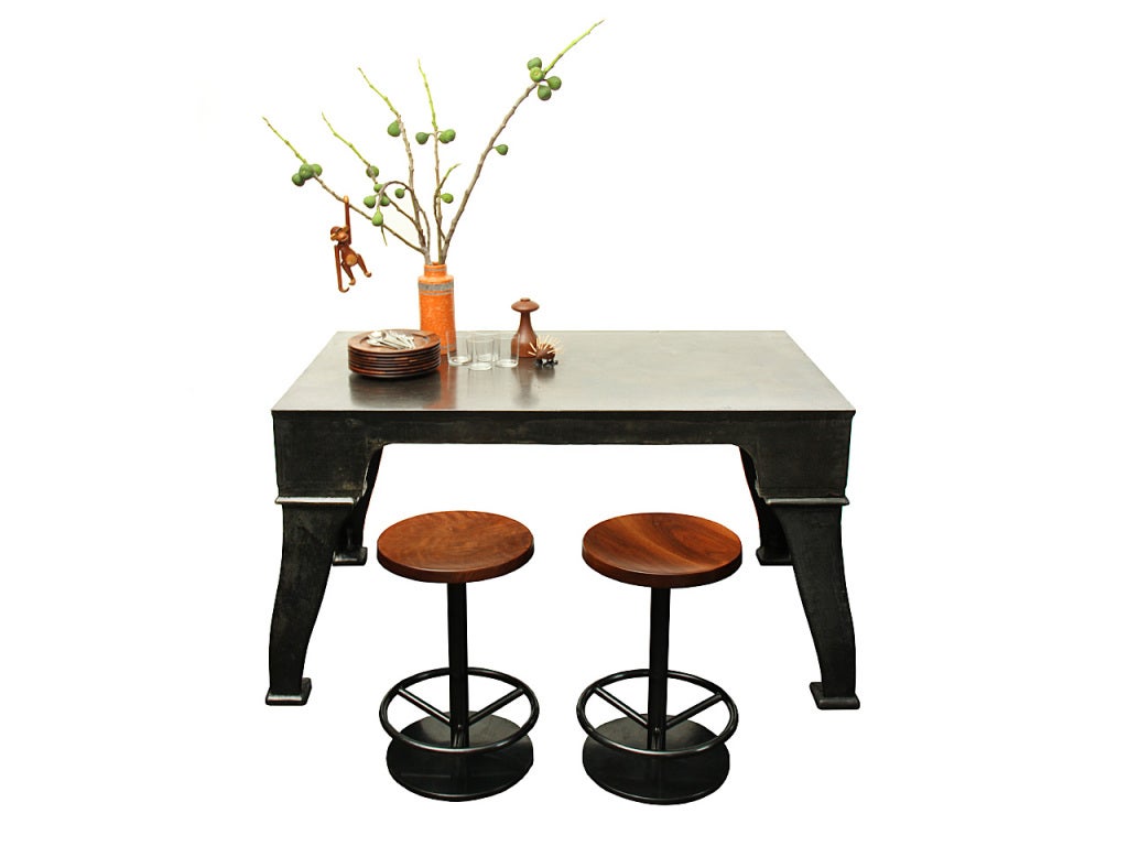 American large cast iron table