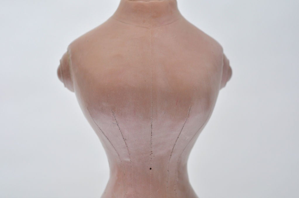 Mid-20th Century CHARMING 1950S MANNEQUIN BODICE LAMP