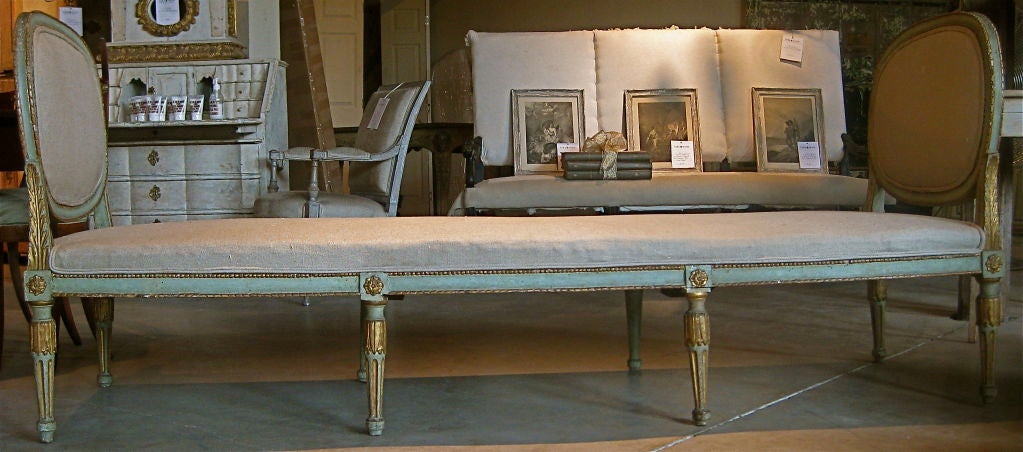 18c Italian Louis XVI Banquette In Good Condition In New Orleans, LA
