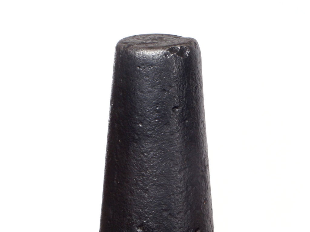 Cast Iron Blacksmith Cone In Excellent Condition In Sagaponack, NY