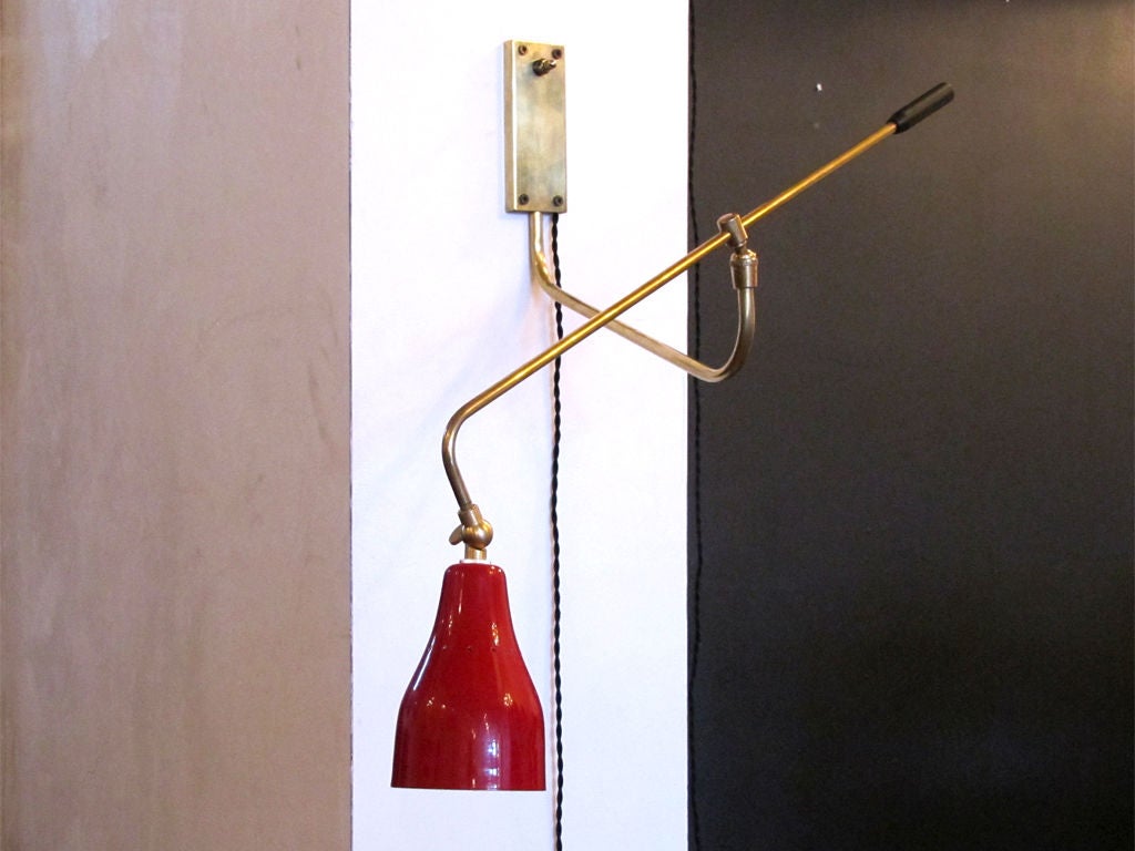 Mid-20th Century Guariche Swing Arm Wall Light