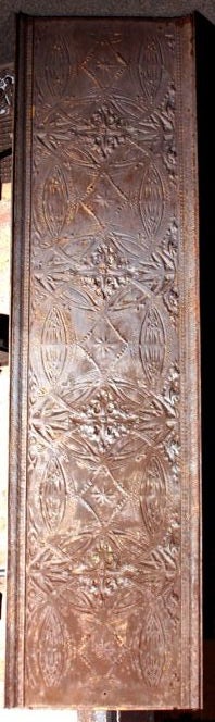 A rare frieze from an elevator surround of the Chicago Stock Exchange building, by Adler & Sullivan (1893; demolished 1972). Copper over cast iron.