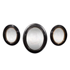 French Set of Five Convex Mirrors