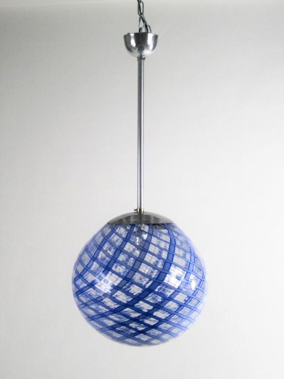 Attributed to Carlo Scarpa Chandelier In Good Condition For Sale In Chicago, IL
