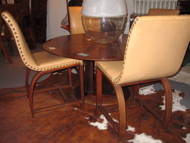 Set of Four Art Deco chairs Gilbert Rohde Heywood Wakefield 2