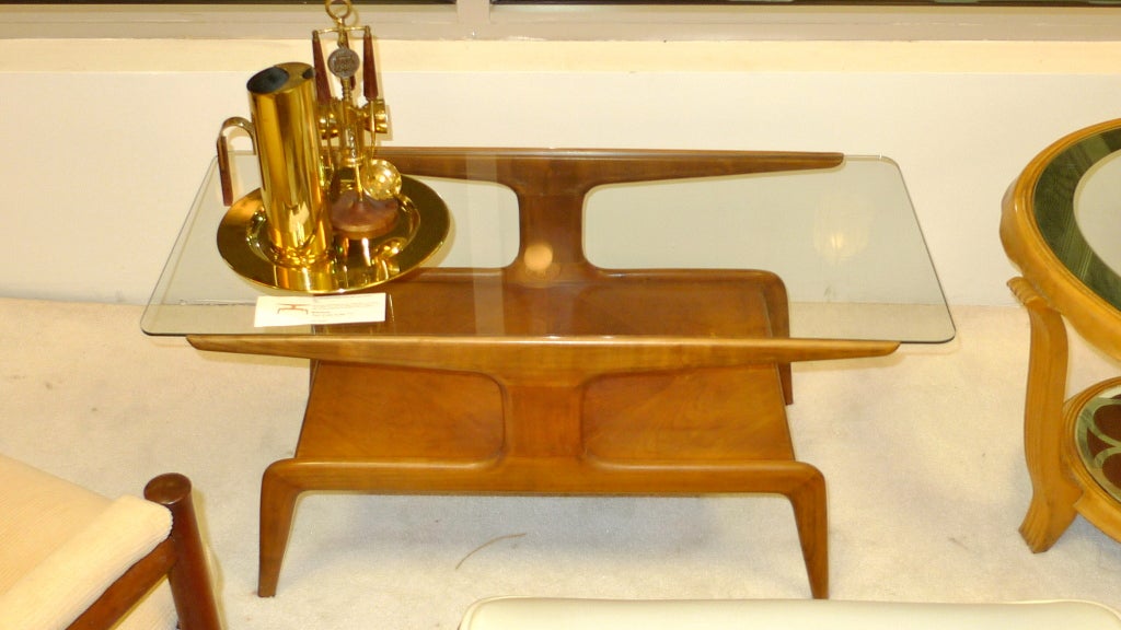 Mid-20th Century 'Domus Nova' Bi-Level Italian Cocktail Table by Gio Ponti