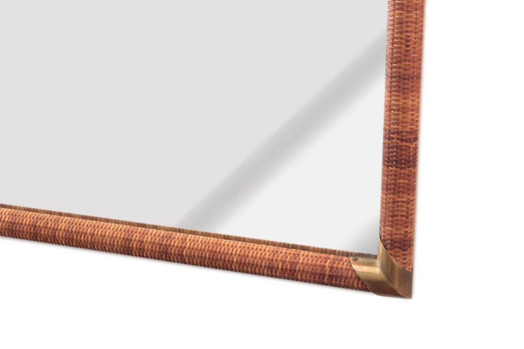 cane mirror frame