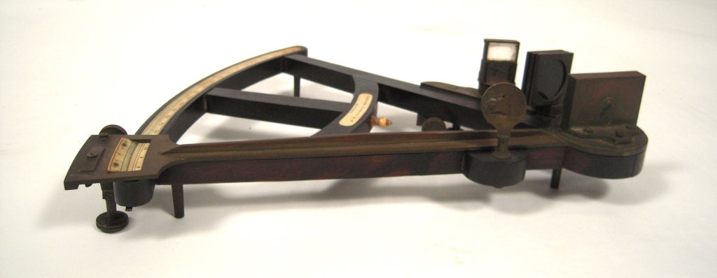 Rare 19th C English Octant by Spencer & Barrett 1