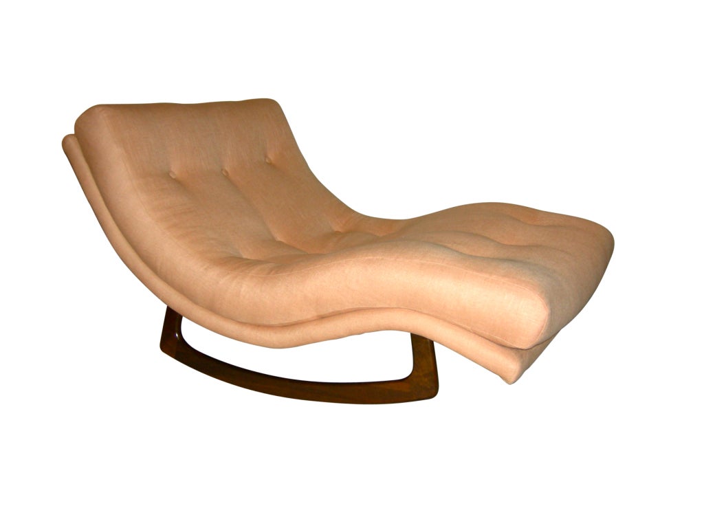 Apricot Rocking Chaise Lounge - Adrian Pearsall
