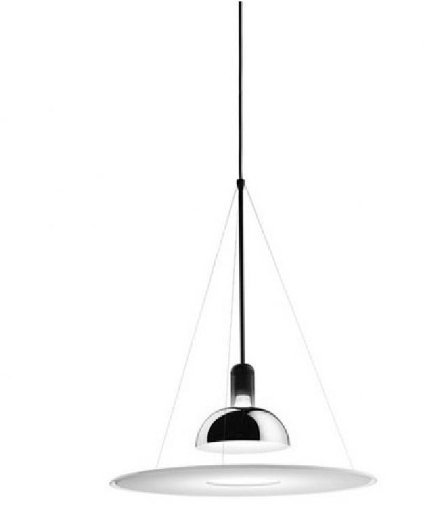 SUSPENSION LIGHT FIXTURE W/DIRECT, DIFFUSED AND REFLECTED LIGHT