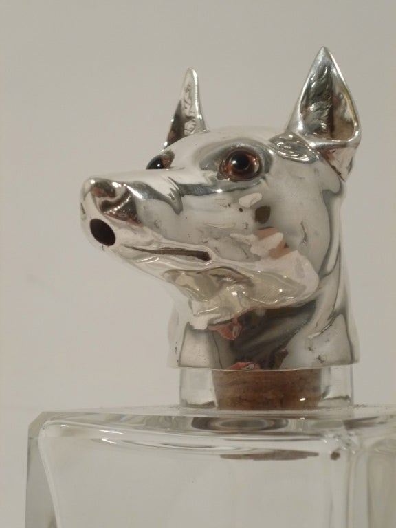dog shaped perfume bottle