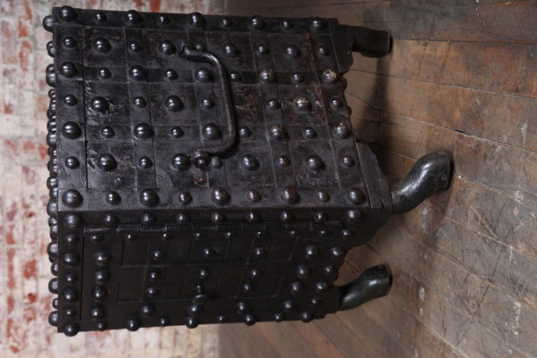 Metal Original, Antique Industrial, American Made, Hobnail Safe