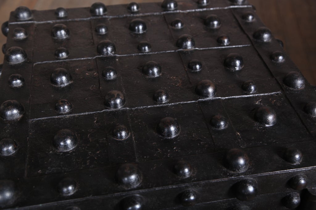 Original, Antique Industrial, American Made, Hobnail Safe 1
