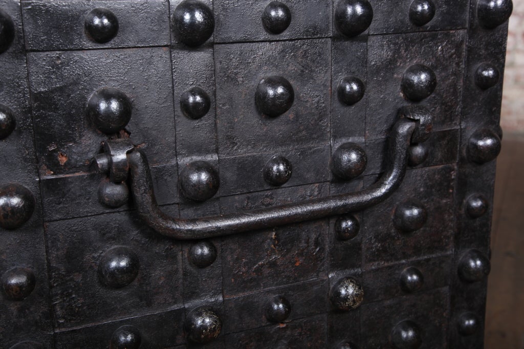 Original, Antique Industrial, American Made, Hobnail Safe 2