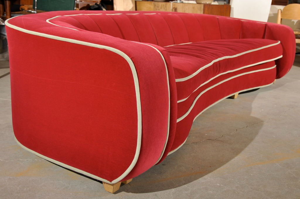 American  Hollywood Regency Couch