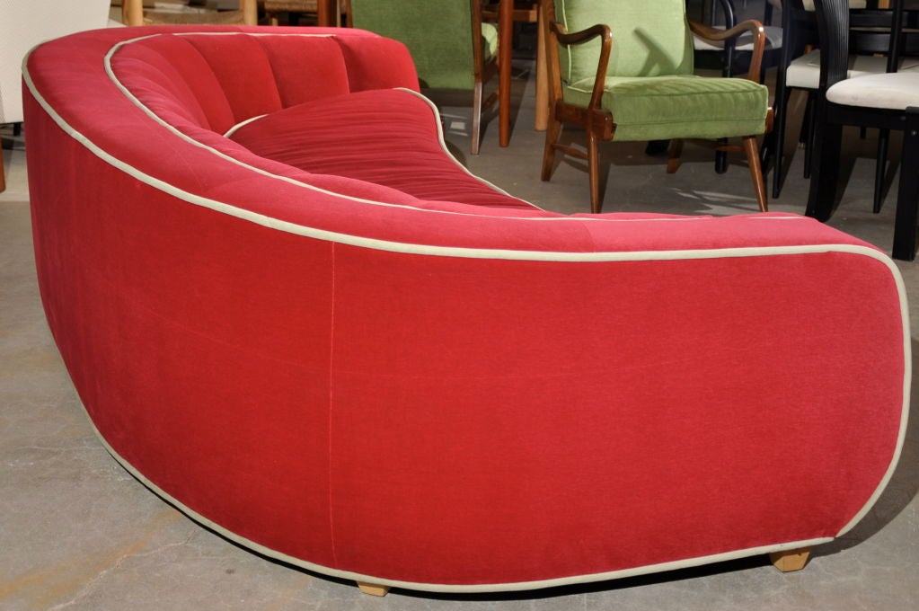 Mid-20th Century  Hollywood Regency Couch