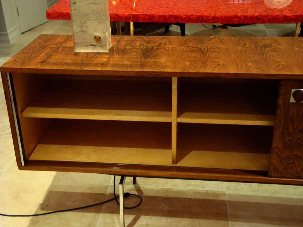 Mid-20th Century A Long Modernist Sideboard in Oak by Alfred Hendrickx For Sale