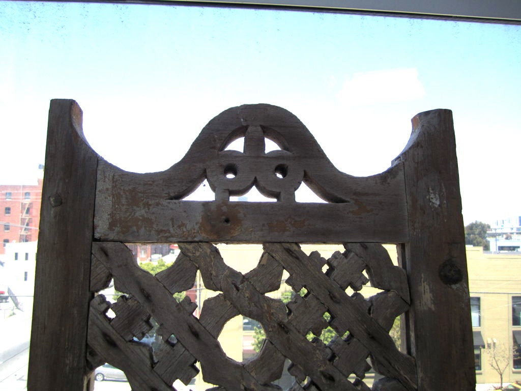 Set of Five Egyptian Lattice Panels 2