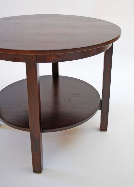 20th Century Mission Lamp Table by Stickley Brothers For Sale