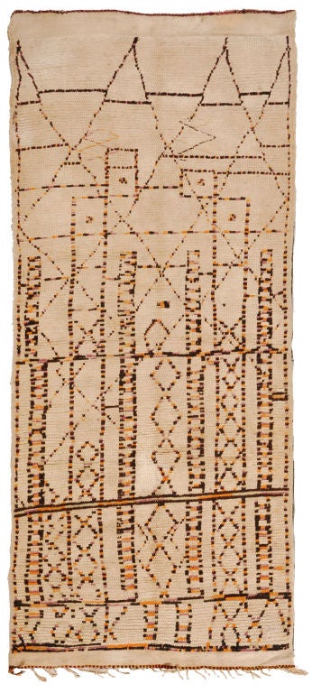 Vintage Moroccan Tribal Rug  5
