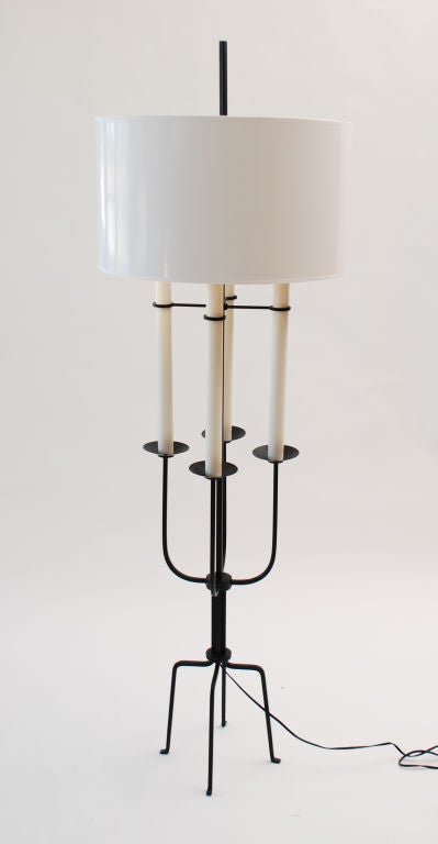 Mid-Century Modern Tommi Parzinger Floor Lamp For Sale