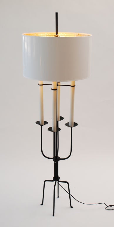Tommi Parzinger Floor Lamp In Good Condition For Sale In West Palm Beach, FL