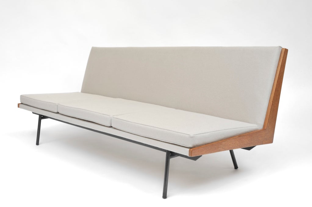 French Sofa 195 by Alain Richard & André Monpoix - Meubles TV edition - 1953/1954 For Sale