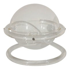 Lucite "Flying Saucer" Ice Bucket