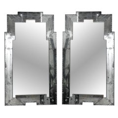 Pair of Art Deco Style Mirrors