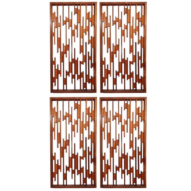 Mid Century Wood Panels